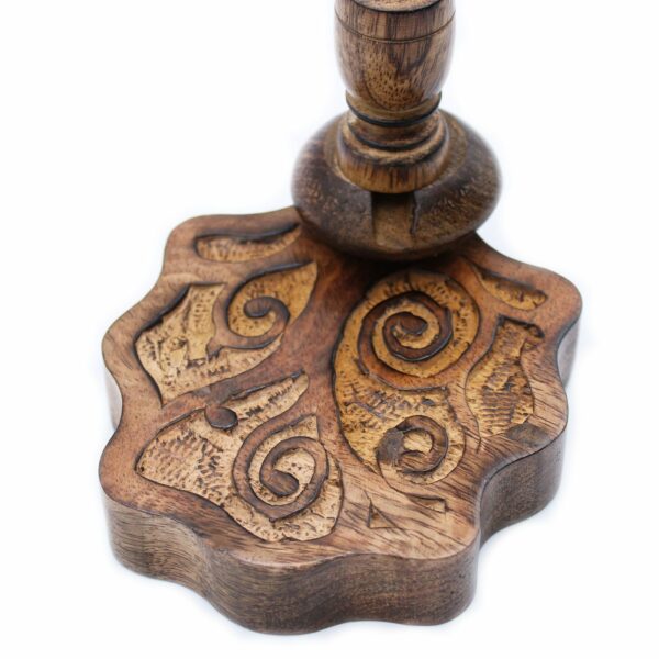 Sm Mango Wood Backflow Burner - Tree of Life - Image 5