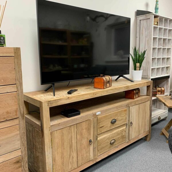 Large TV Stand - Recycled Wood - Image 3