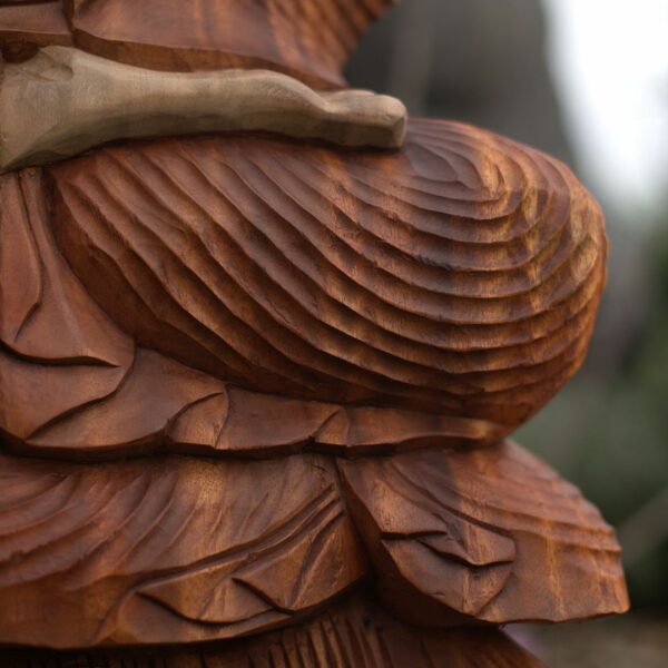 Hand Carved Buddha Statue - 40cm Hand Down - Image 6