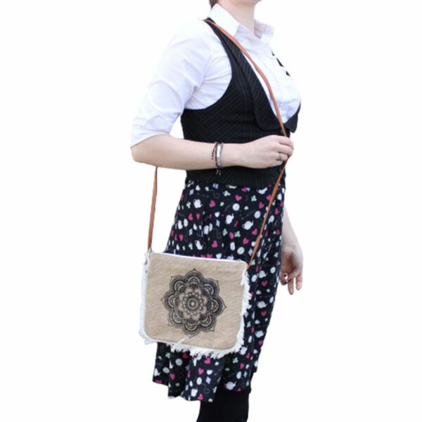 Fab Fringe Bag - Mandela Print - Image 4