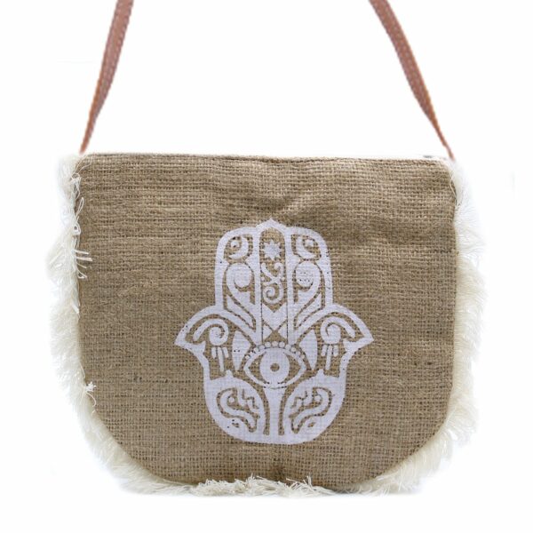 Fab Fringe Bag - Hamsa Print