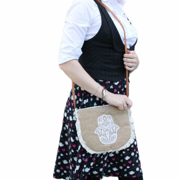 Fab Fringe Bag - Hamsa Print - Image 4