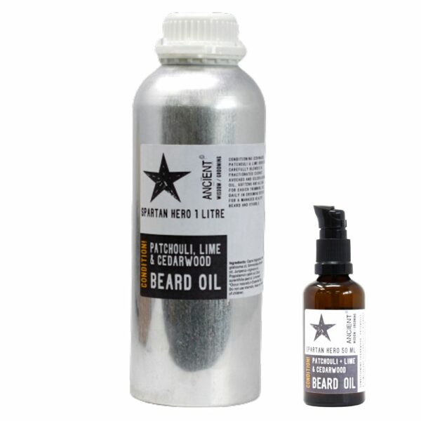 1 Litre Beard Oil - Spartan Hero - Condition! - Image 6