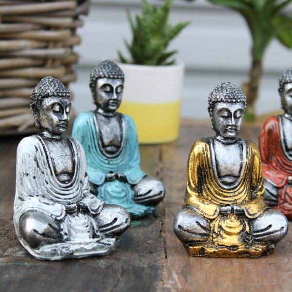 Silver Mini Buddha (Assorted Colours) - Image 3