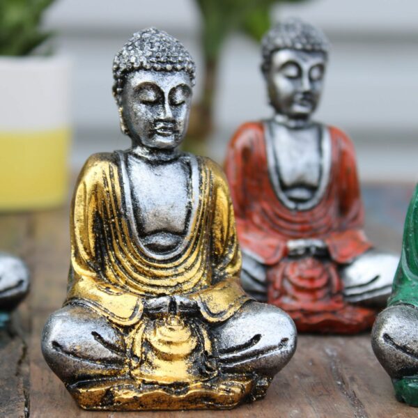 Silver Mini Buddha (Assorted Colours) - Image 4