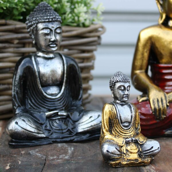 Silver Mini Buddha (Assorted Colours) - Image 6