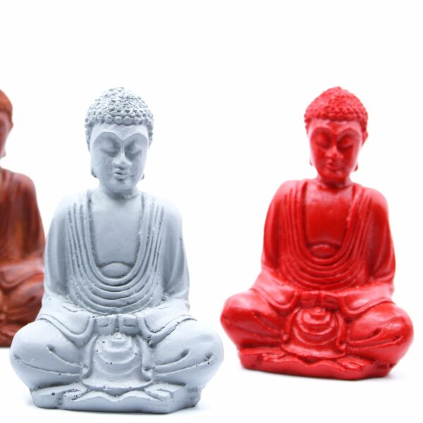 Matt Mini Buddha (Assorted Colours) - Image 4