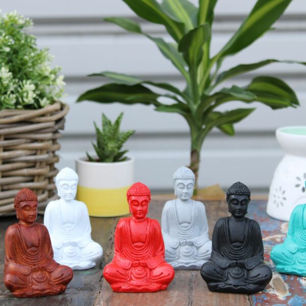 Matt Mini Buddha (Assorted Colours) - Image 5