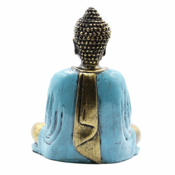 Teal & Gold Buddha - Medium - Image 5