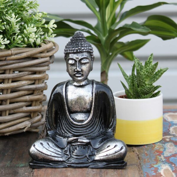 Black & Grey Buddha - Medium - Image 6