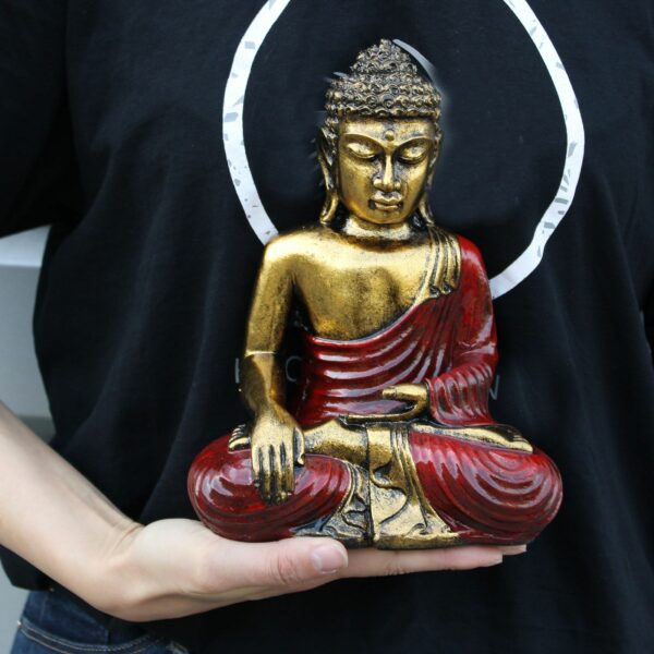 Red & Gold Buddha - Large - Image 6