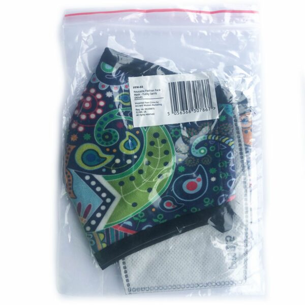 Reusable Fashion Face Mask - Golden Leaves (Adult) - Image 7