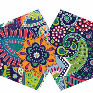 Reusable Fashion Face Mask - Funky Swirls (Adult)
