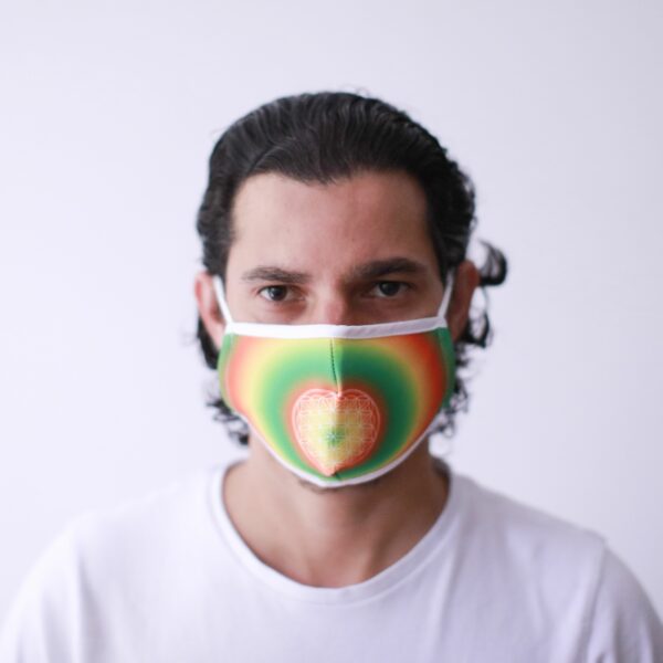 Reusable Fashion Face Mask - Flower of Life (Adult) - Image 6