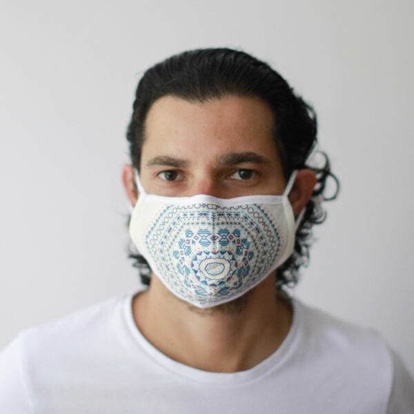 Reusable Fashion Face Mask - Aztec Tribal (Adult) - Image 7