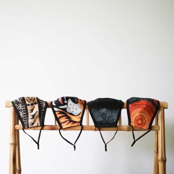 Reusable Fashion Face Mask - African Tribal  (Adult) - Image 7