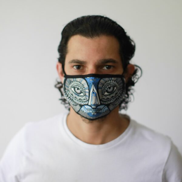Reusable Fashion Face Mask - Mystical Owl (Adult) - Image 8