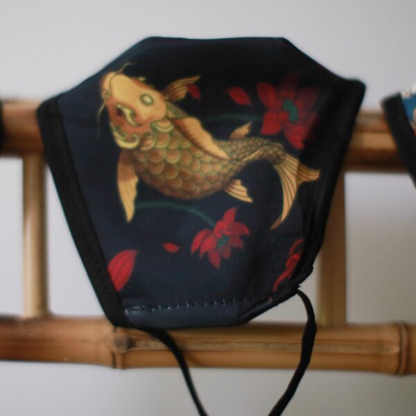 Reusable Fashion Face Mask - Golden Fish (Adult) - Image 9