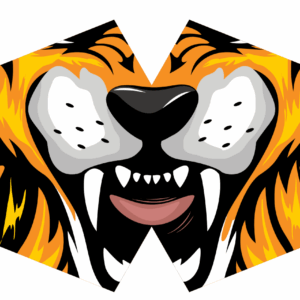 Reusable Fashion Face Mask - Tiger (Adult)
