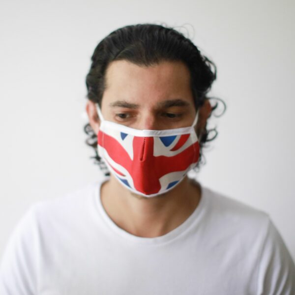 Reusable Fashion Face Mask - Union Jack (Adult) - Image 7