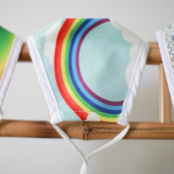 Reusable Fashion Face Mask - Rainbow (Children) - Image 6