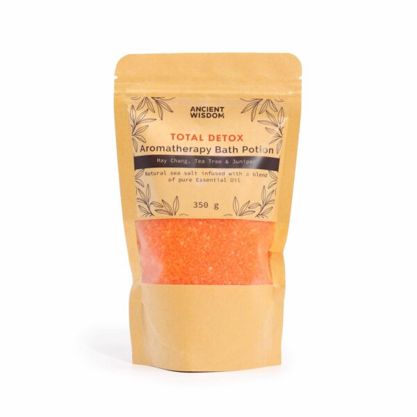 Aromatherapy Bath Potion in Kraft Bag 350g - Total Detox - Image 6