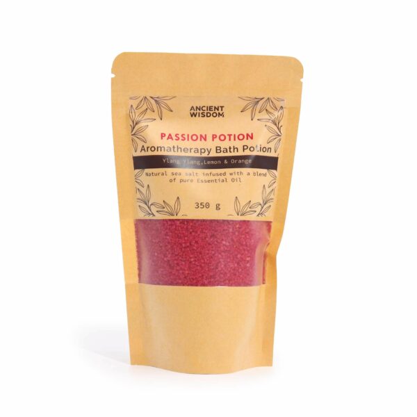 Aromatherapy Bath Potion in Kraft Bag 350g - Passion - Image 5