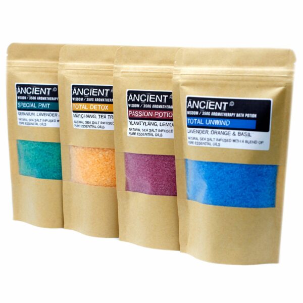 Aromatherapy Bath Potion in Kraft Bag 350g - Colds & Flu - Image 2