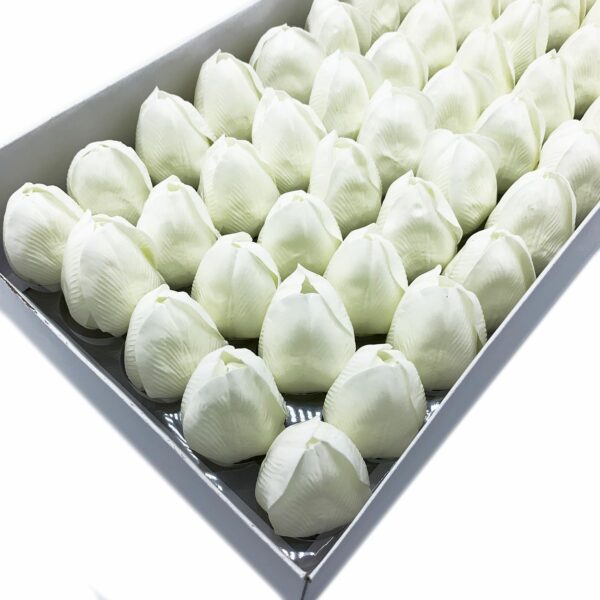 Craft Soap Flower - Med Tulip - Ivory - Image 2