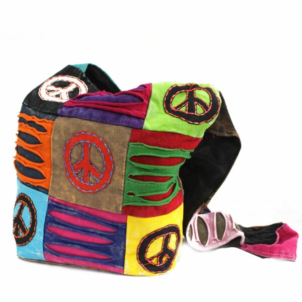 Ethnic Sling Bag - Teal / Om - Image 3