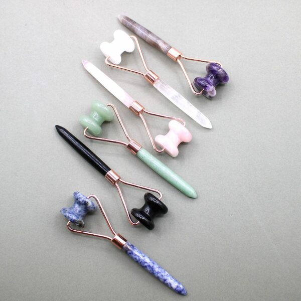 Gemstone Jawline Roller - Rose Quartz - Image 6