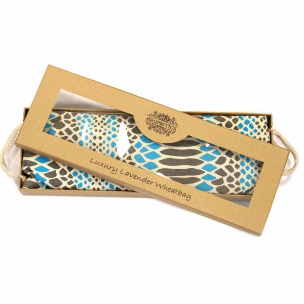 Luxury Lavender  Wheat Bag in Gift Box  - Blue Viper - Image 3