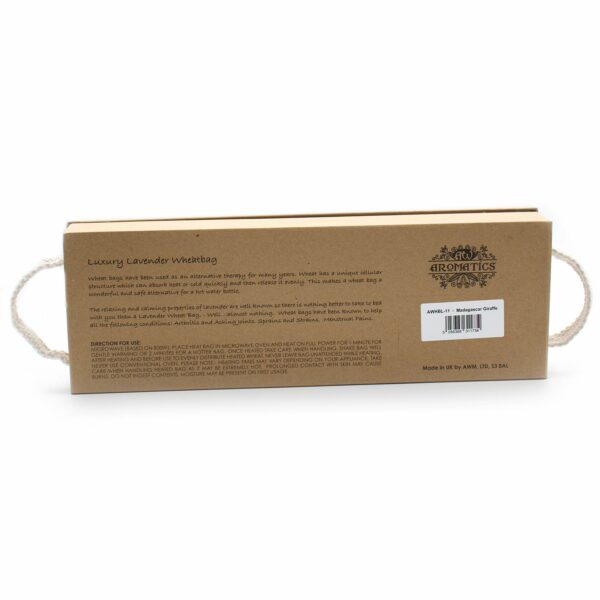 Luxury Lavender  Wheat Bag in Gift Box  - Madagascar Giraffe - Image 4