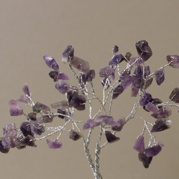 Gemstone Tree with Organite Base - 80 Stone - Amethyst - Image 2