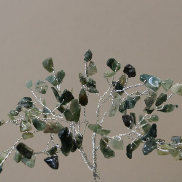 Gemstone Tree with Organite Base - 80 Stone - Moss Agate - Image 2