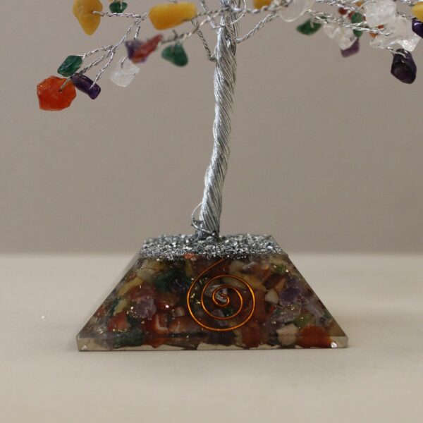 Gemstone Tree with Organite Base - 160 Stone - Multi - Image 3