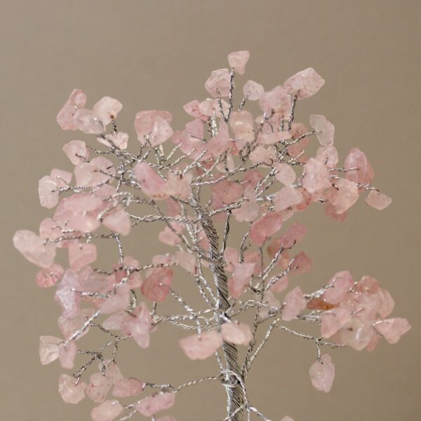 Gemstone Tree with Organite Base - 160 Stone - Rose Quartz - Image 2