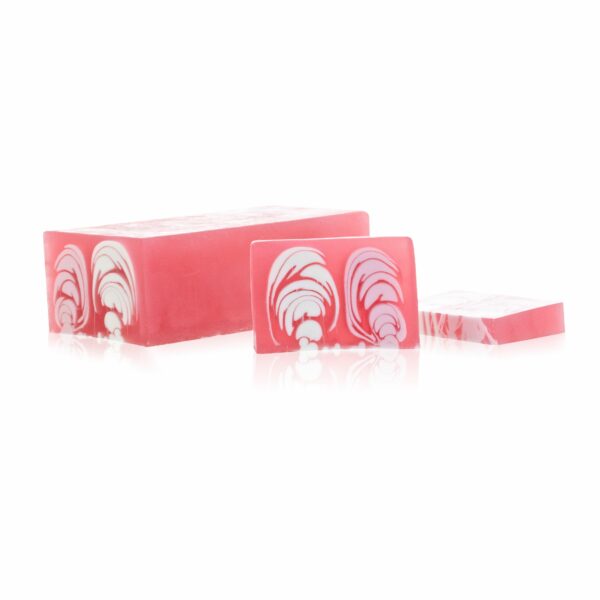 Handcrafted Soap Slice  100g  - Rose - Image 4