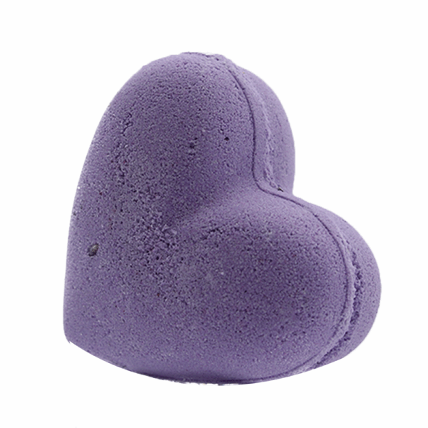 Love Heart Bath Bomb 70g - French Lavender - Image 2