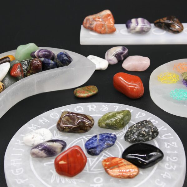 Medium African Tumble Stones - Grey Agate - Botswana - Image 3