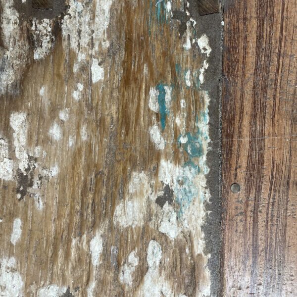 Recycled Teakwood Display / Dining Table 2.2m - No Bottom Shelf - Image 4