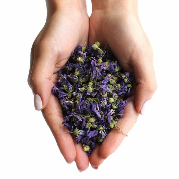 Mallow Flowers Whole Blue (0.5kg) - Image 3
