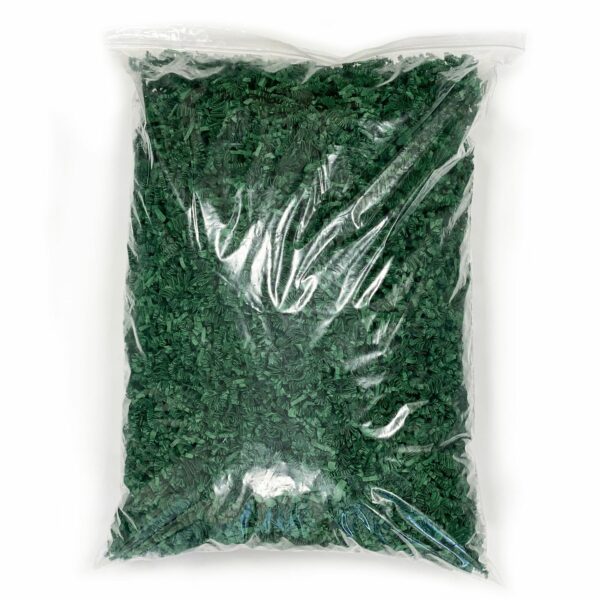 SizzlePak Shredded paper - Forest Green (1KG) - Image 3