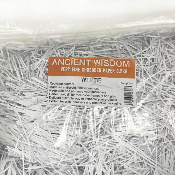 Very Fine Shredded paper - White (0.5KG) - Image 4
