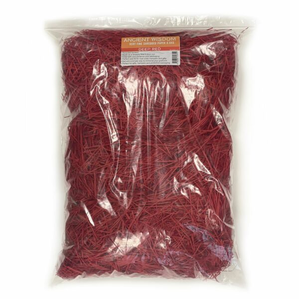 Very Fine Shredded paper - Deep Red (0.5KG) - Image 3