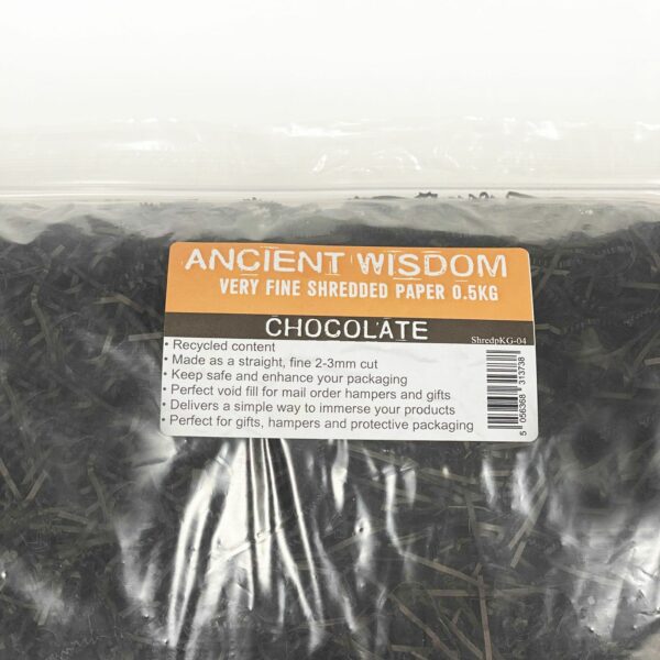 Very Fine Shredded paper - Chocolate (0.5KG) - Image 3