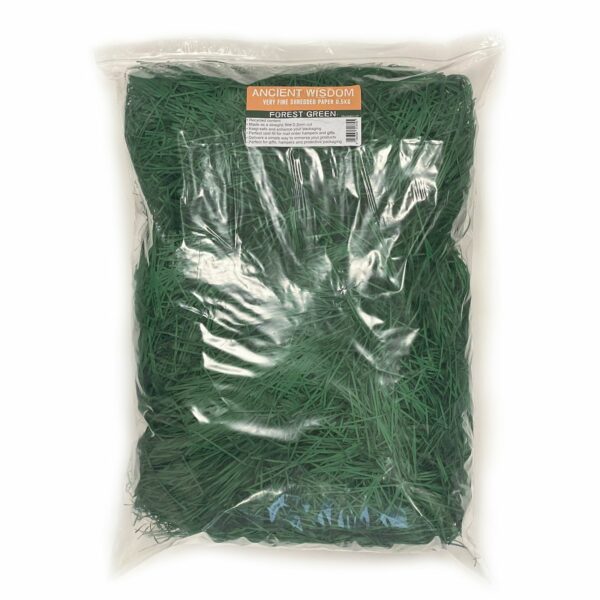 Very Fine Shredded paper - Forest Green (0.5KG) - Image 2