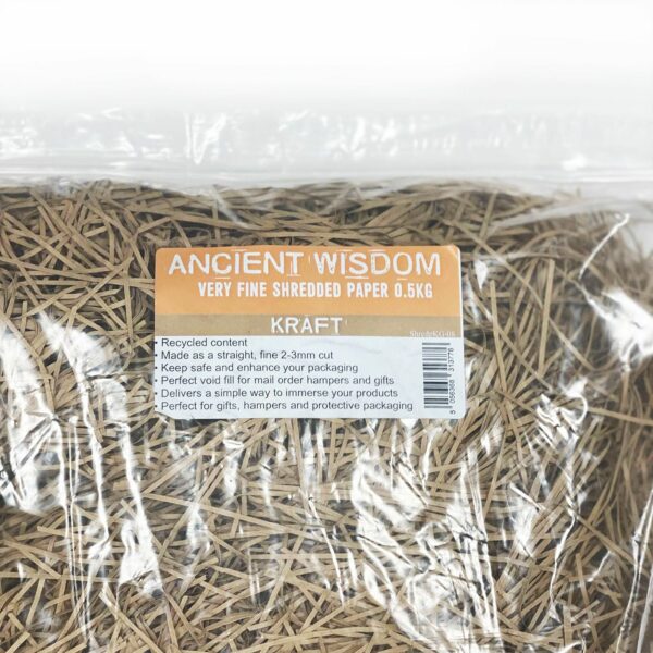 Very Fine Shredded paper - Kraft (0.5KG) - Image 3