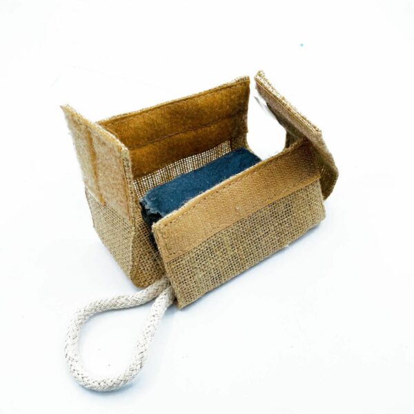Jute Scrub Soap Pouch - Natural - Image 3