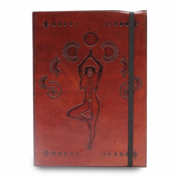 Small Notebook with strap - Cosmic Goddess - Image 4